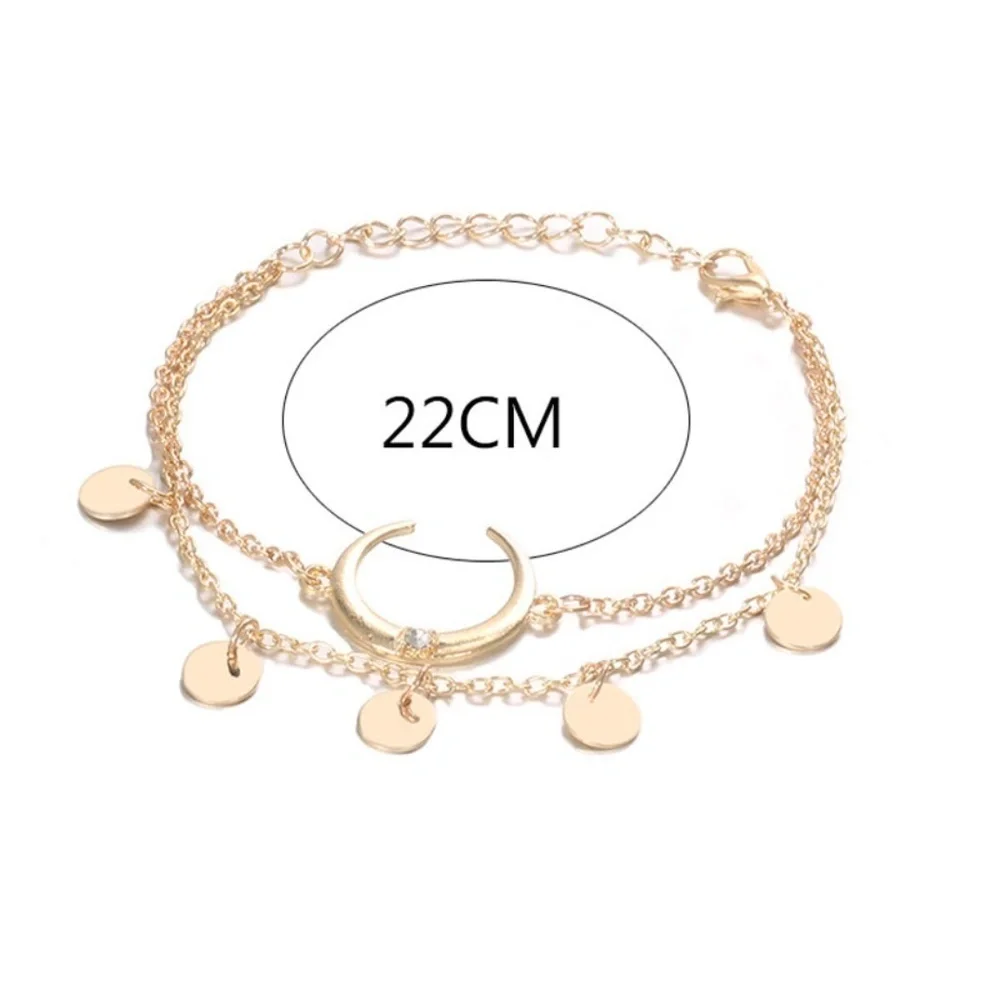 *DALEYZA* 2-Pc Gold Crescent Fashion Bracelet Set